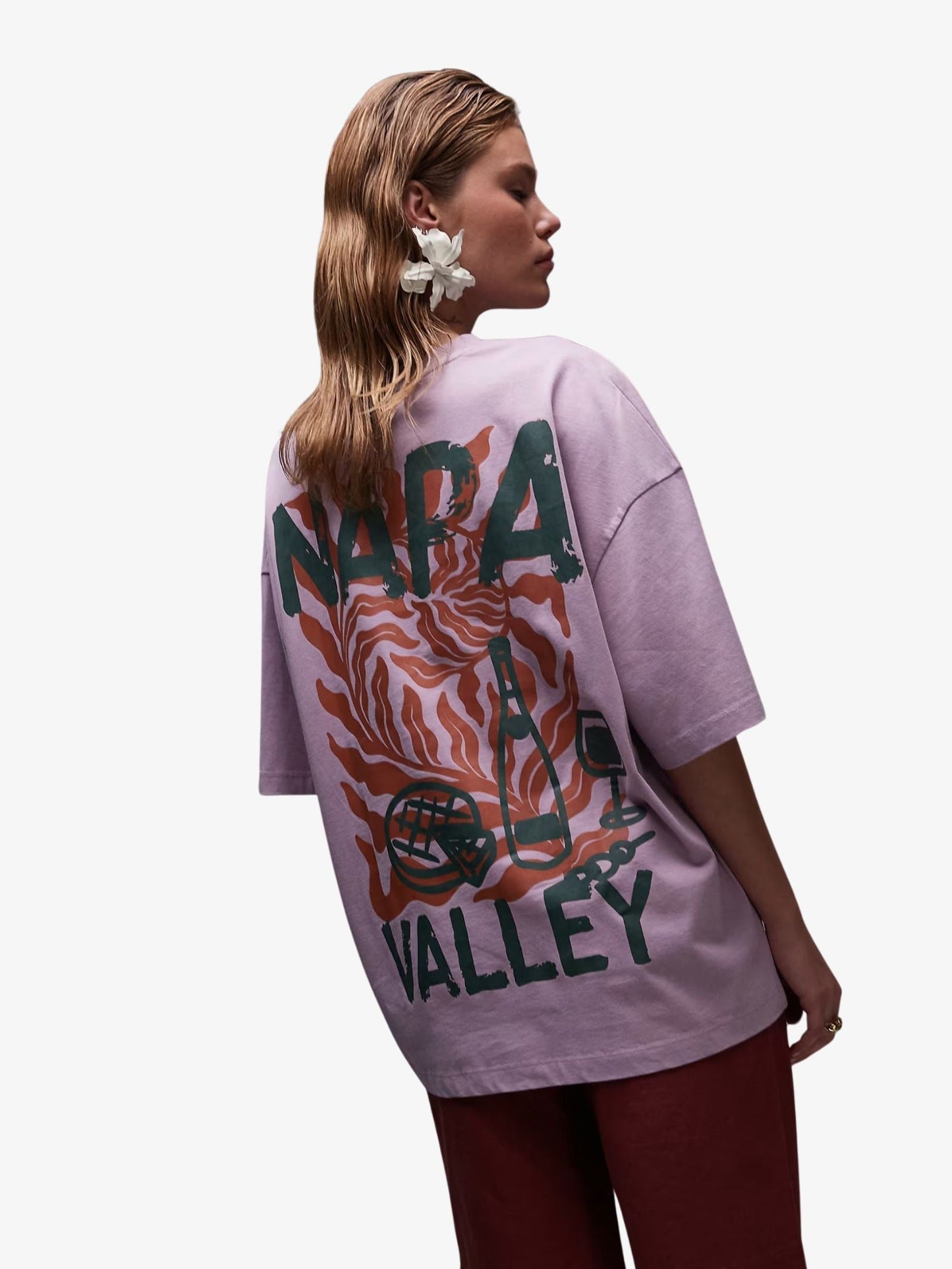 Graphic Napa Valley Oversized Tee