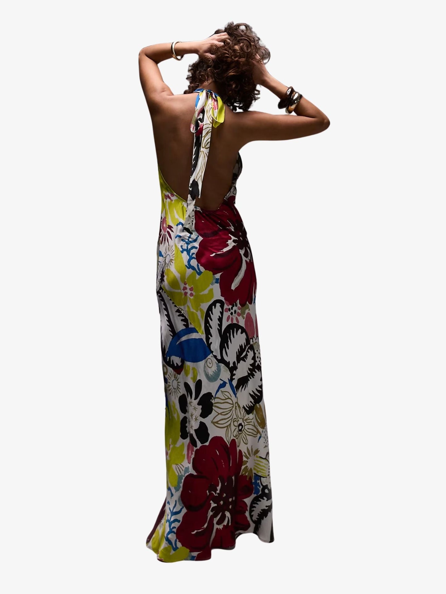 Halter Neck Maxi Dress