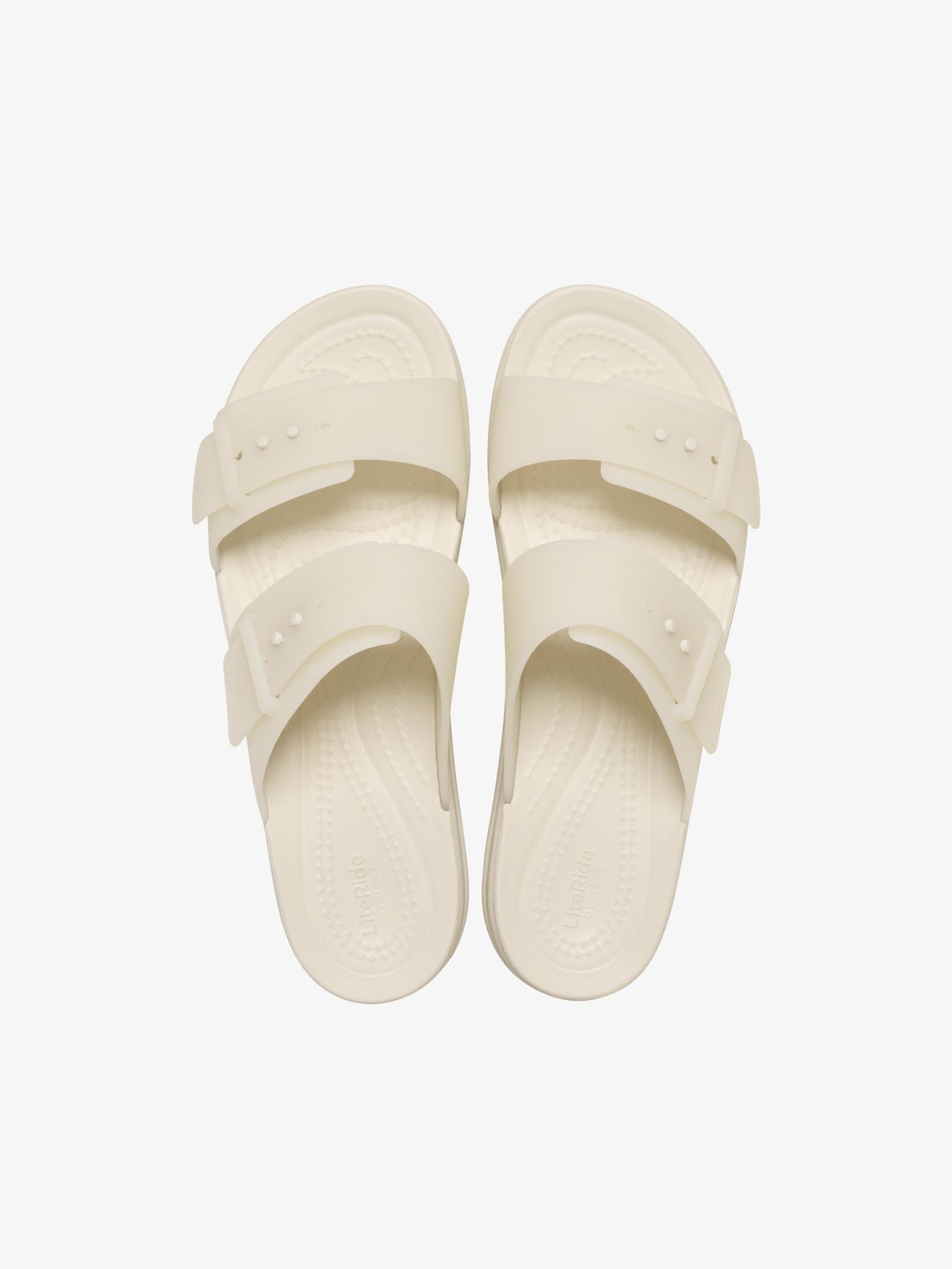 Brooklyn Buckle Frosted Low Wedge