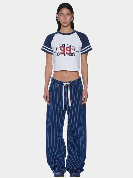 Raglan Boxy Short Sleeve Tee