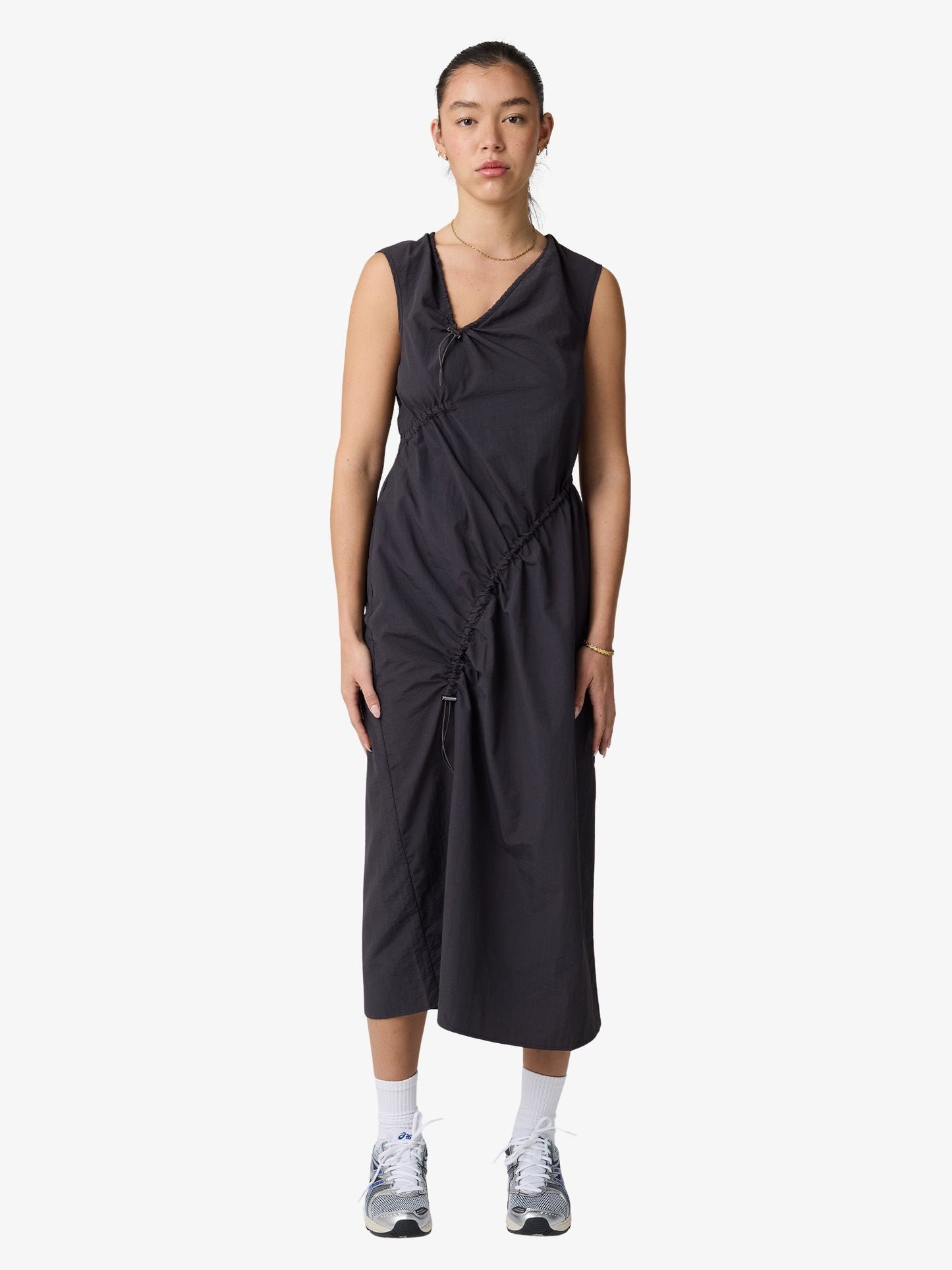 Ruched Midi Dress