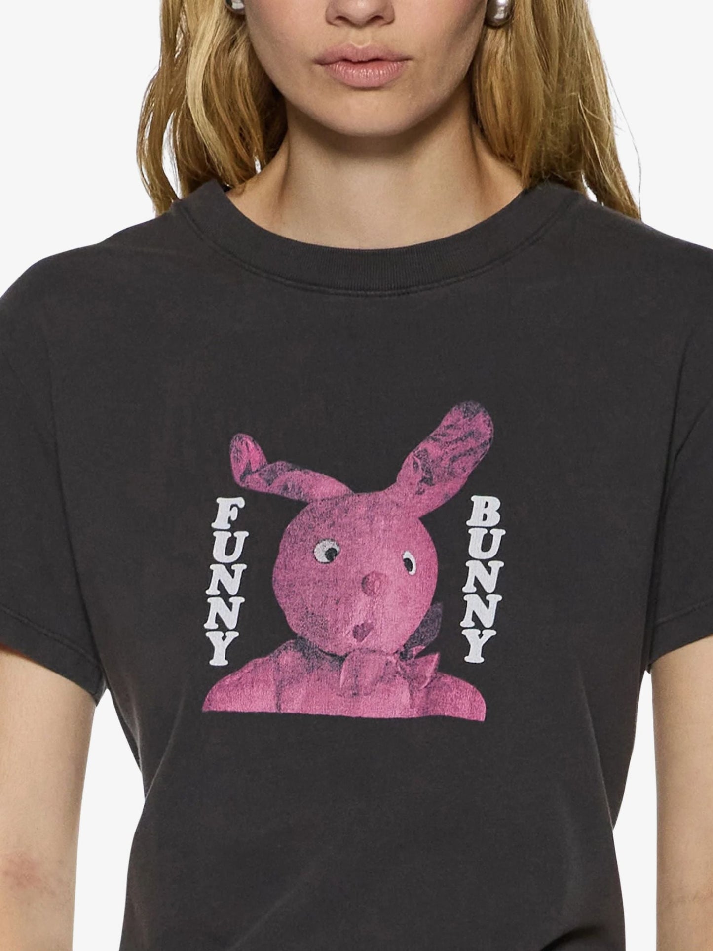 Funny Bunny Shrunken Short Sleeve Tee