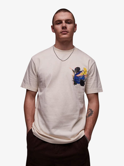 Oversized Abstract Floral Print Shirt