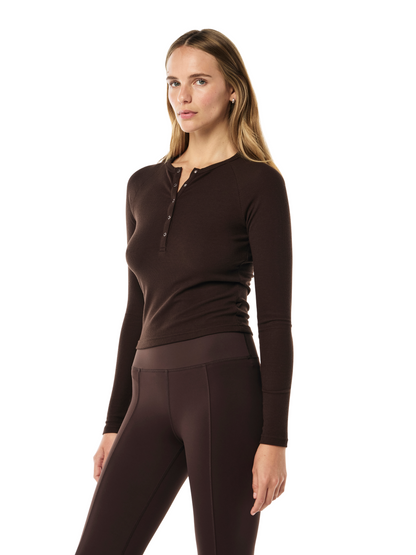 Prive Rib Long Sleeve Tee