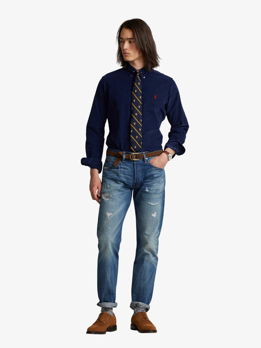 Slim Fit Corduroy Shirt