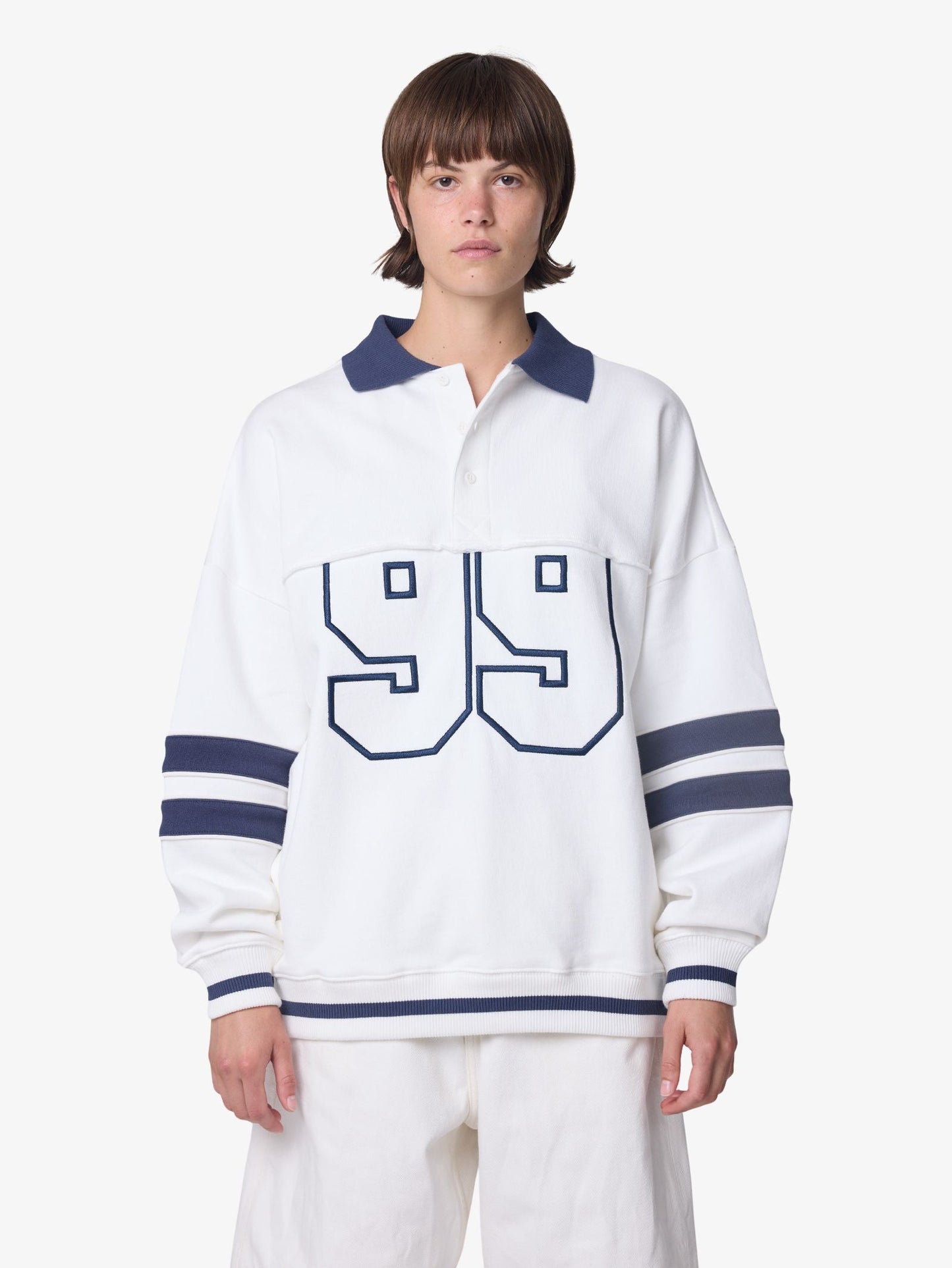 99 Boyfriend Polo Sweatshirt