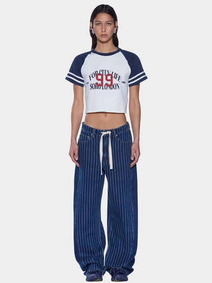 Raglan Boxy Short Sleeve Tee