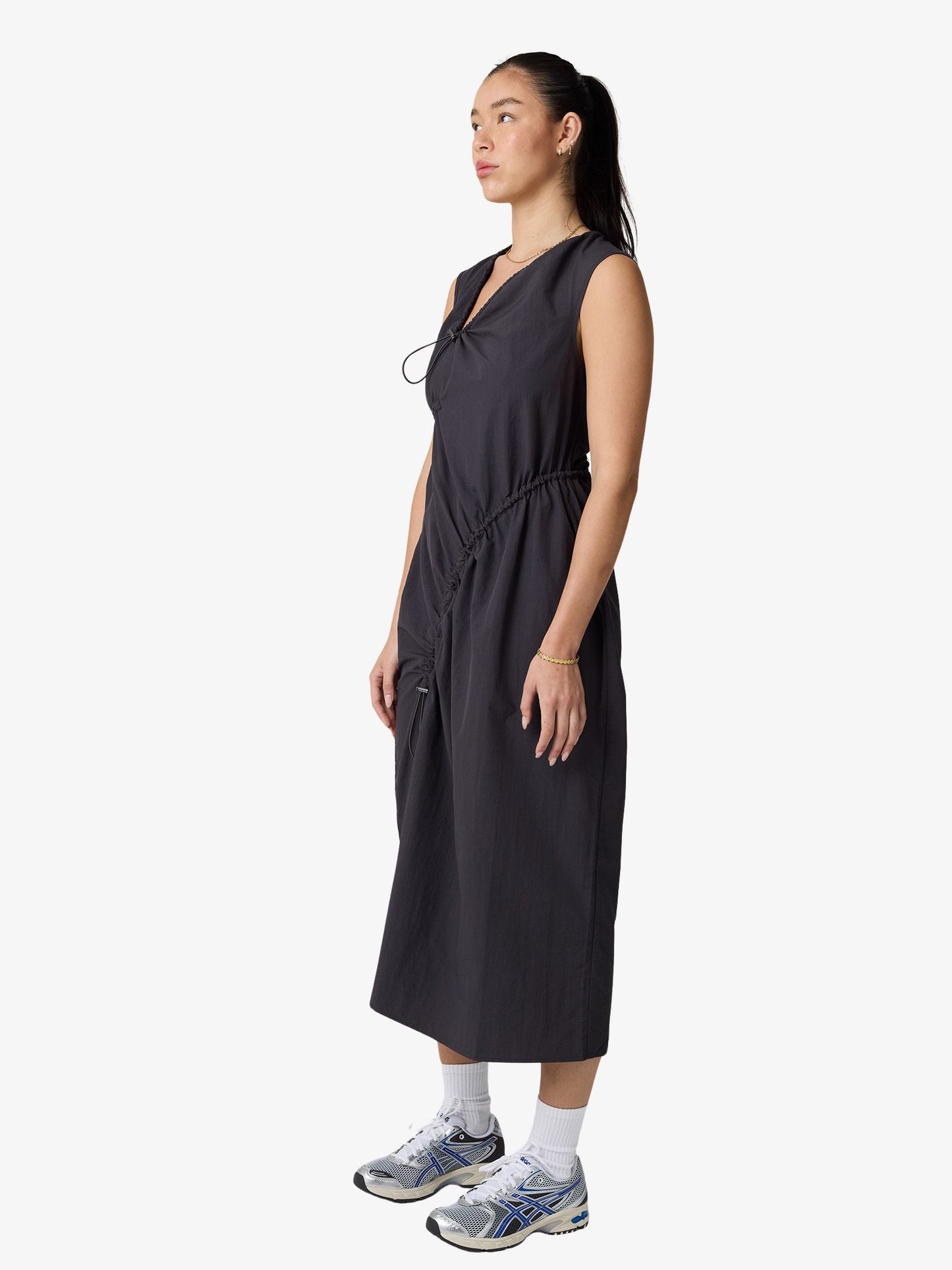 Ruched Midi Dress