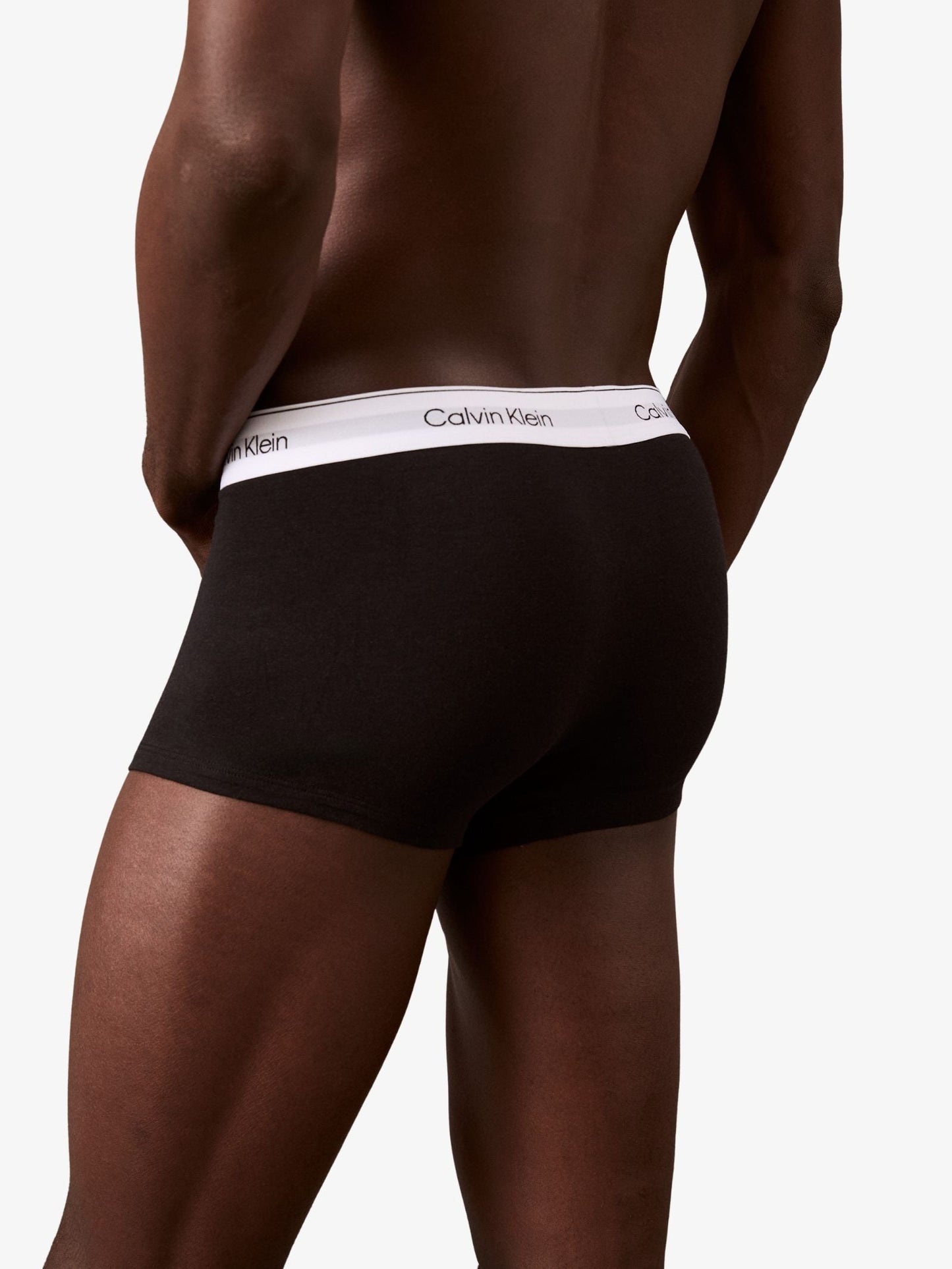 Icon Cotton Stretch Low Rise Trunks (Black 3-Pack)