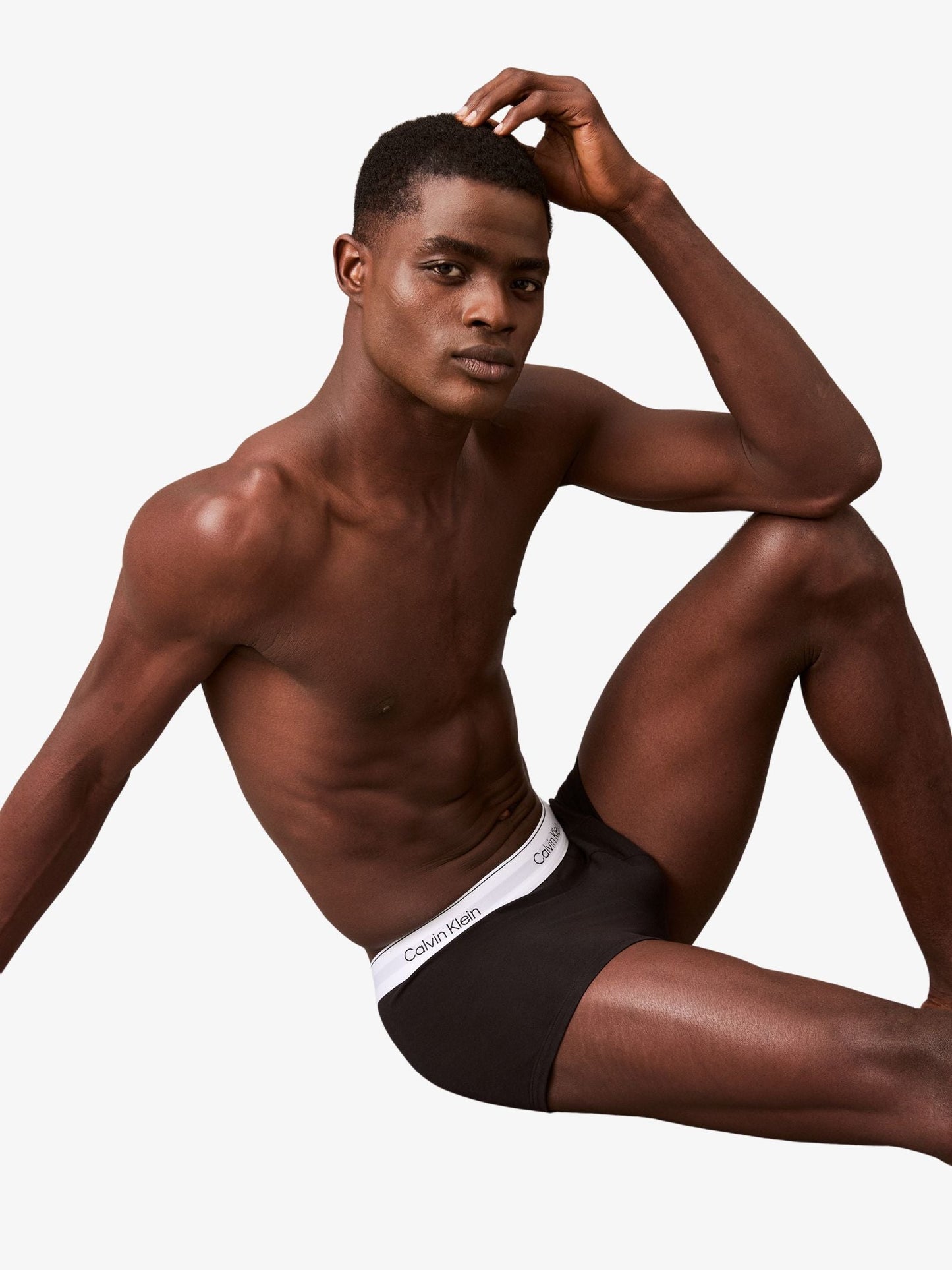 Icon Cotton Stretch Low Rise Trunks (Black 3-Pack)