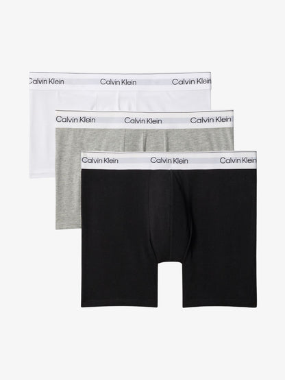 Icon Cotton Stretch Boxer Briefs (Mixed 3-Pack)