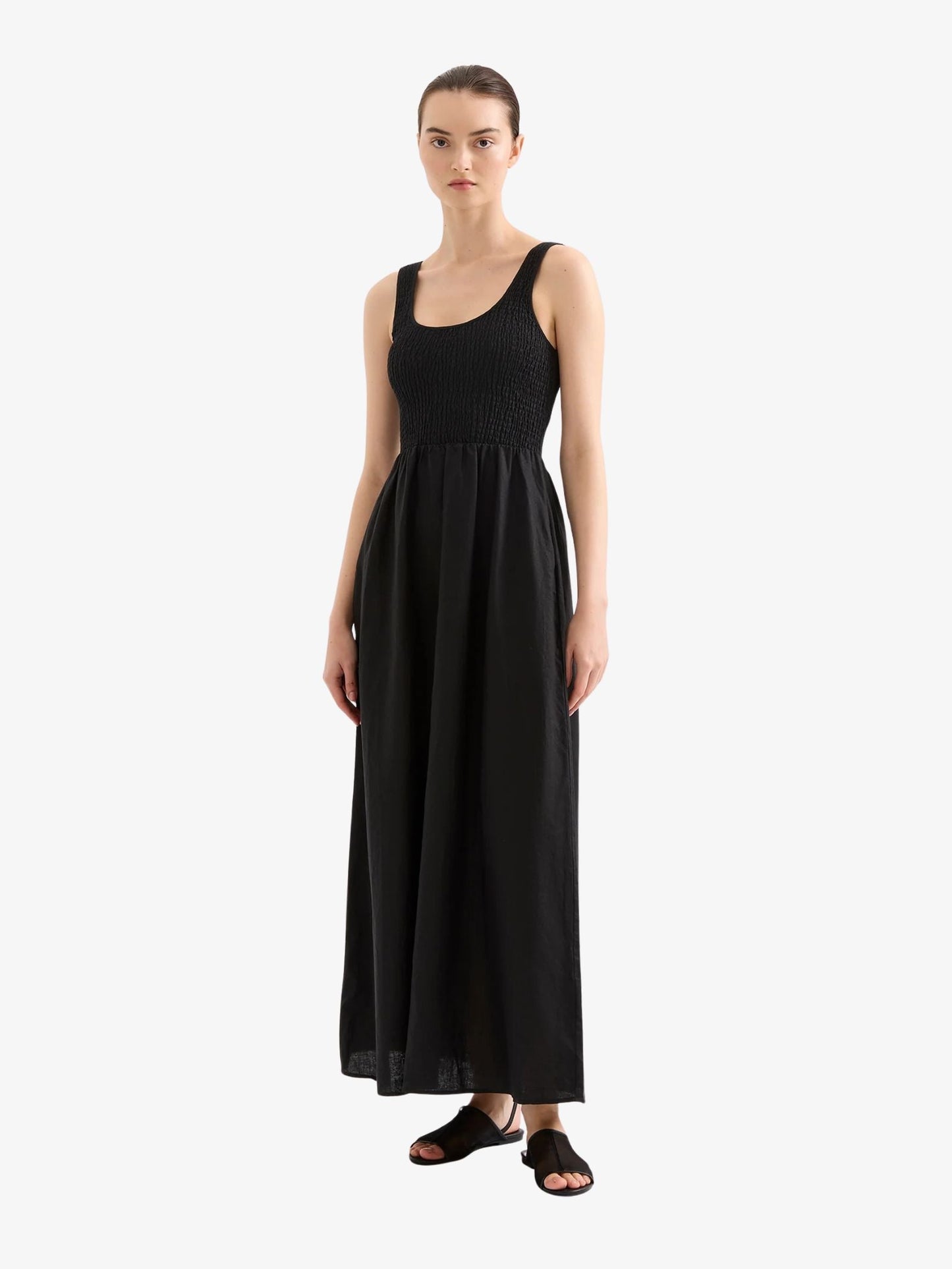 Elio Linen Maxi Dress