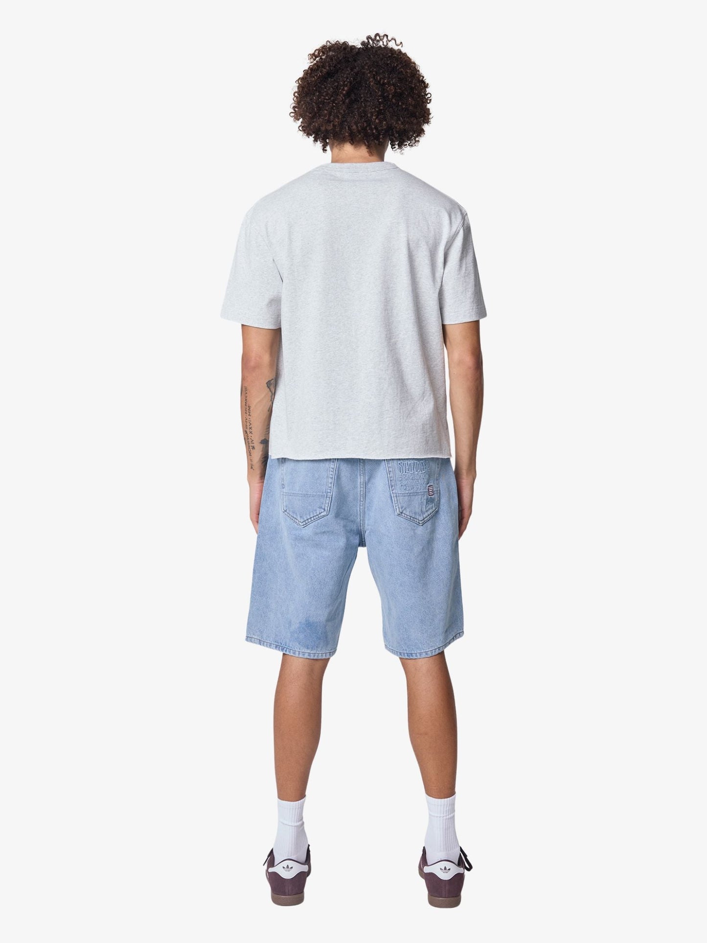 Embroidered 5 Pocket Shorts