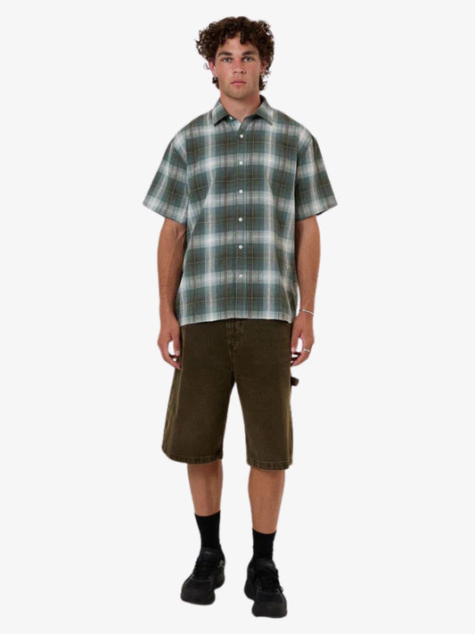 Cheap Thrills Check Cropped Shirt