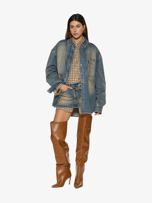 Oversized Long Sleeve Shirt Dune