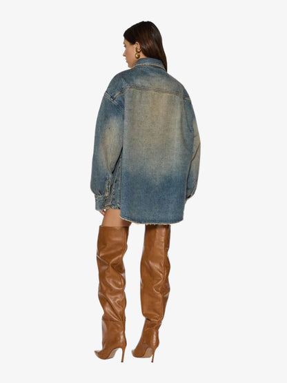 Oversized Long Sleeve Shirt Dune