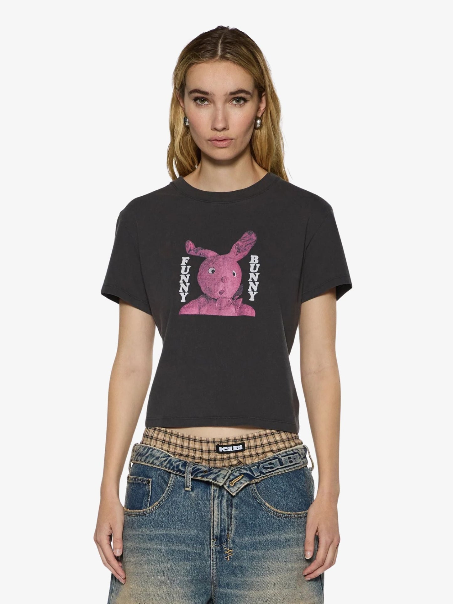 Funny Bunny Shrunken Short Sleeve Tee
