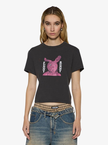 Funny Bunny Shrunken Short Sleeve Tee