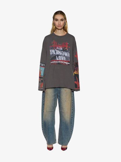 Altar Long Sleeve Boyfriend Tee