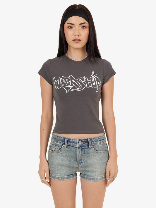 Throws Cap Sleeve Tee