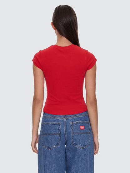 Throws Cap Sleeve Tee