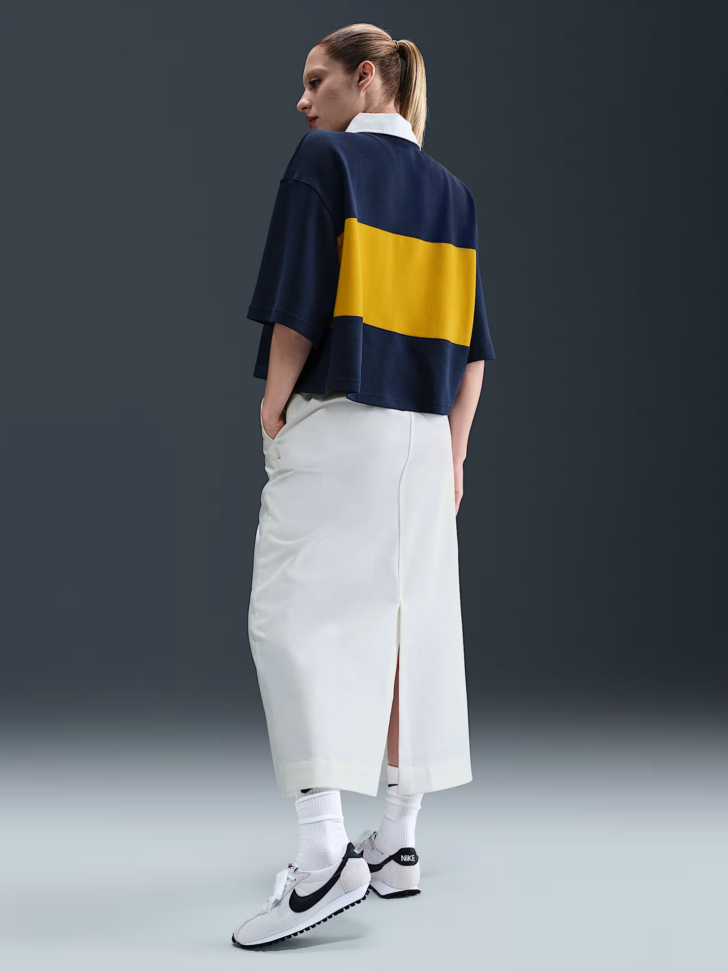 Nike Sportswear Women's Oversized Short-Sleeve Polo Top