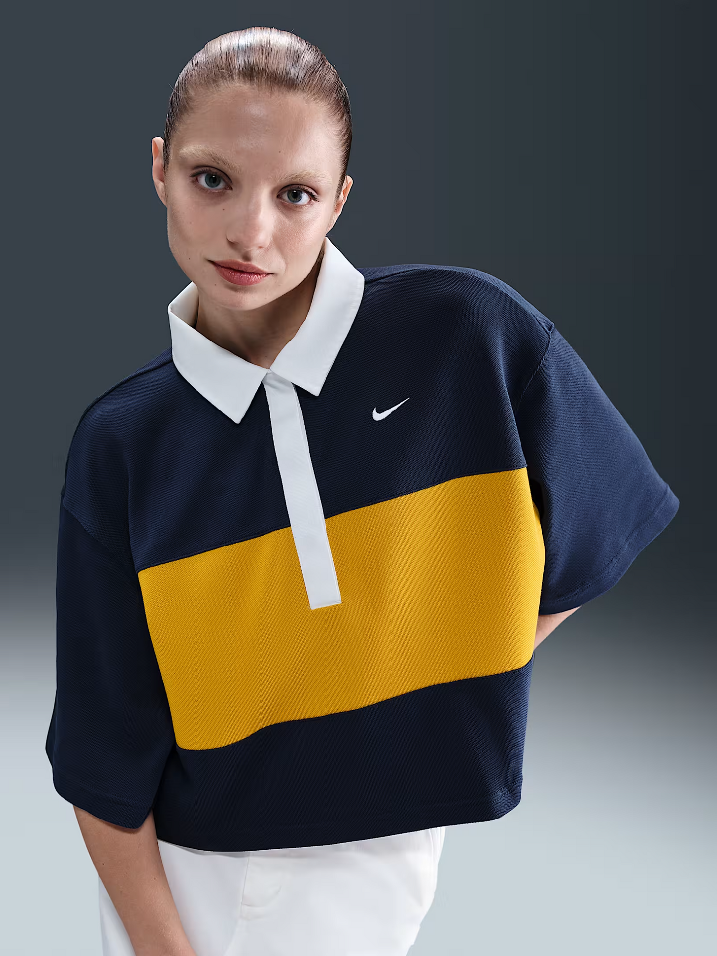 Nike Sportswear Women's Oversized Short-Sleeve Polo Top