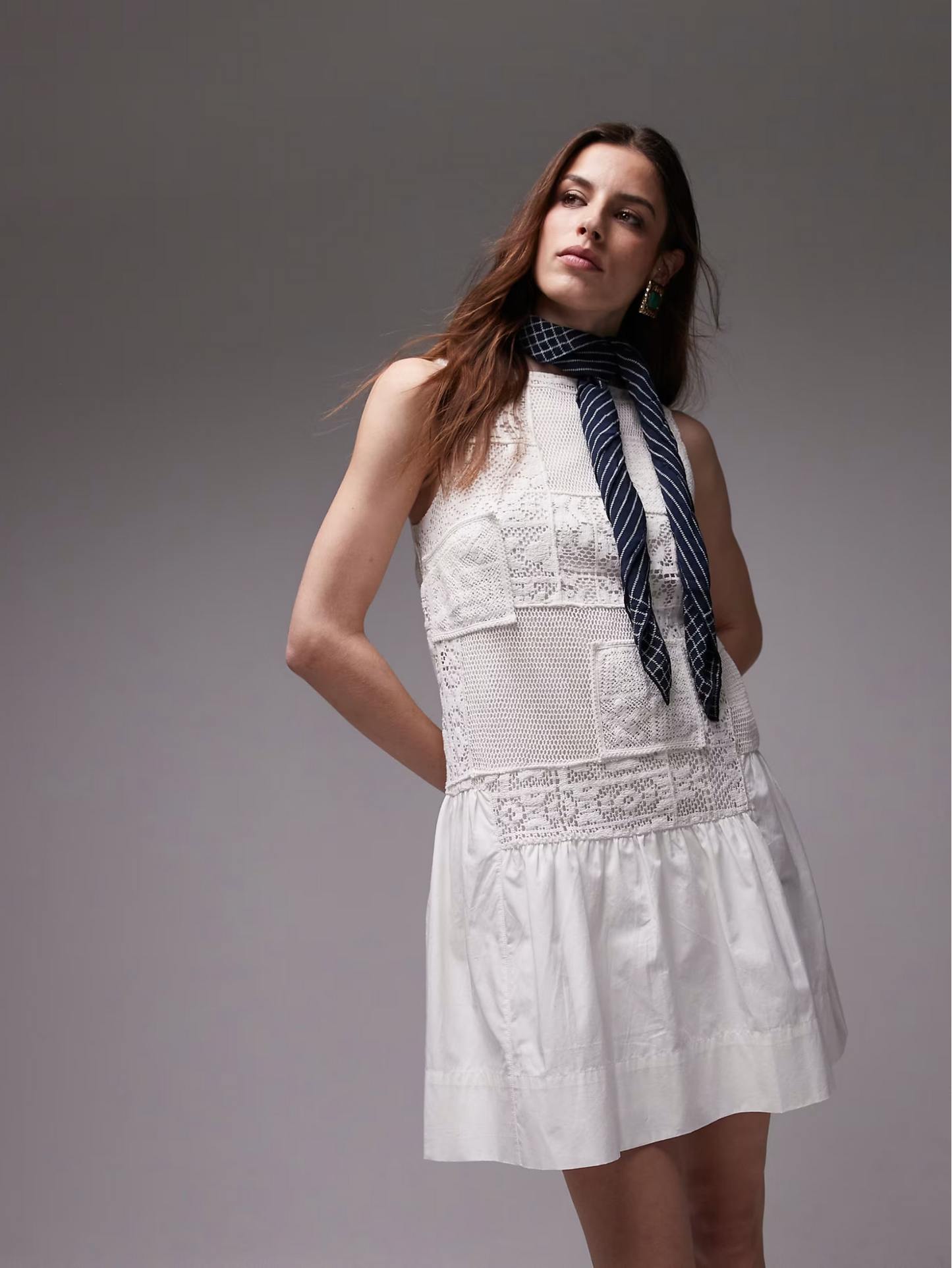 Crochet Body Mini Dress