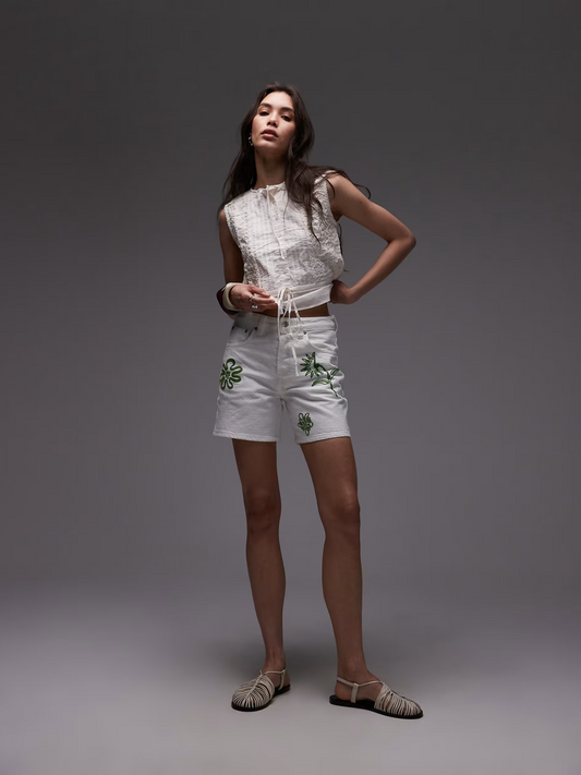 Cross Hatch Sleeveless Top