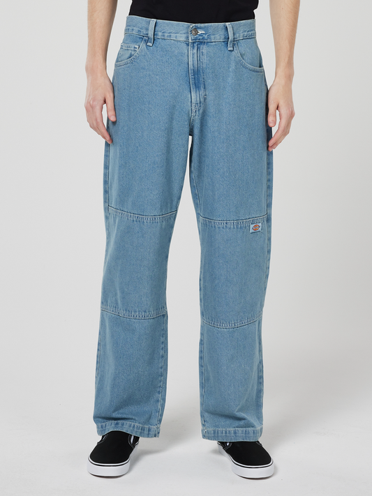 Denim Double Knee Pants